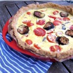 Auberginen-Käsekuchen