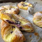 Quarkplunder mit Blaubeeren