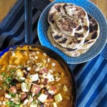 Sauerteignaan – dazu selbstgemachter Paneer in cremigem Curry